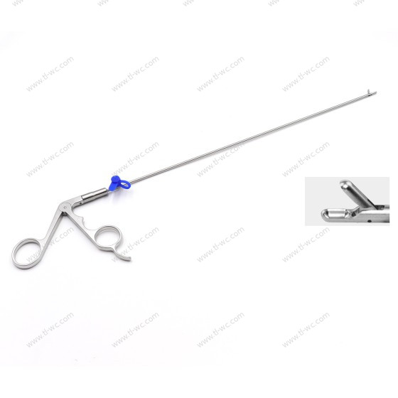 Spinal endoscope - pulposus forceps - 2.5mm x 330mm -0° long cup